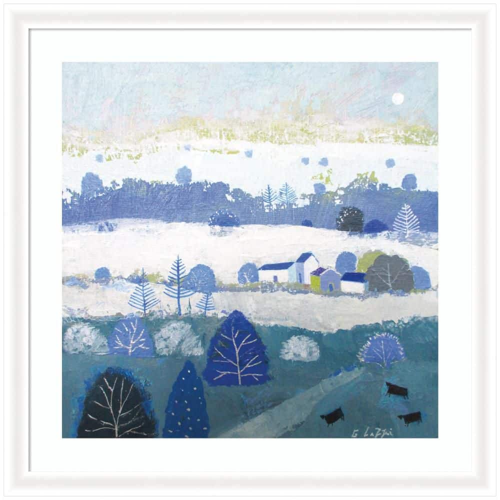 "Oliver ""Winter Dales"" by Giuliana Lazzerini Abstract Framed Art Print 35 in. x 35 in." price history on PriceWatchPro