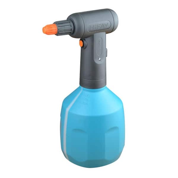 1/4 Gal. Cordless Electric Bottle Sprayer Handheld Automatic Sprayer, Plant Mister for Plants in Lawn and Garden in Blue