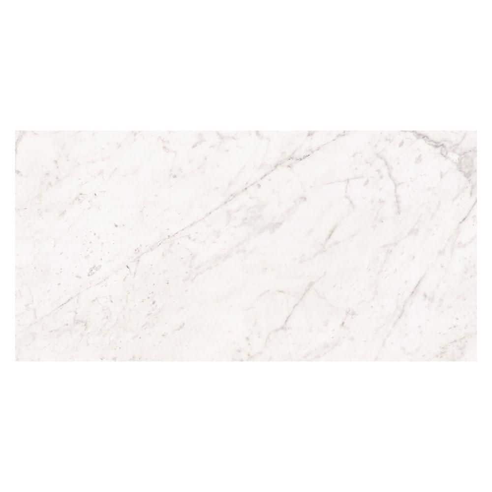 Kaia Zephia White 12 in. x 24 in. Stone Look Polished Porcelain Wall and Floor Tile (9.69 sq. ft./ Case) price history on PriceWatchPro