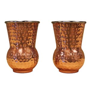 Hammered Copper Whiskey Tumblers (Set of 2)