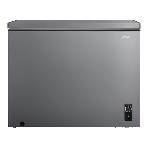 10 cu. ft. Manual Defrost Convertible Garage Ready Chest Freezer in Grey