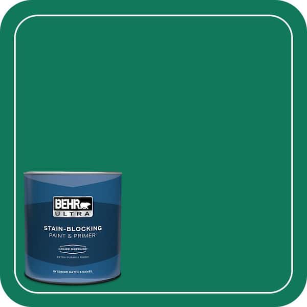 BEHR ULTRA 1 qt. #MQ4-14 Soapstone Extra Durable Satin Enamel Interior Paint & Primer
