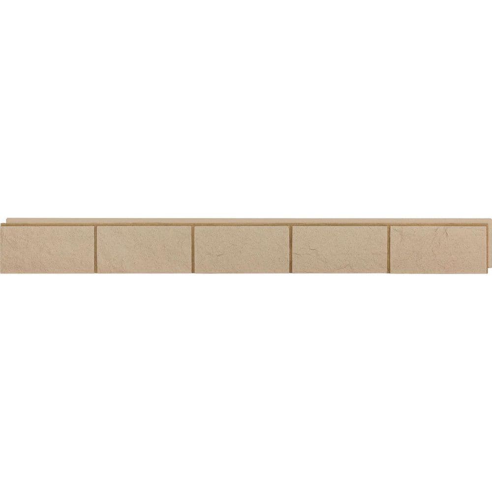 "EverStone Dry Stacked, Chiseled Ashlar Block Faux Concrete Panel, 90 1/8""W x 12 1/8""H x 1 5/8""D, Smokey Pearl" price history on PriceWatchPro