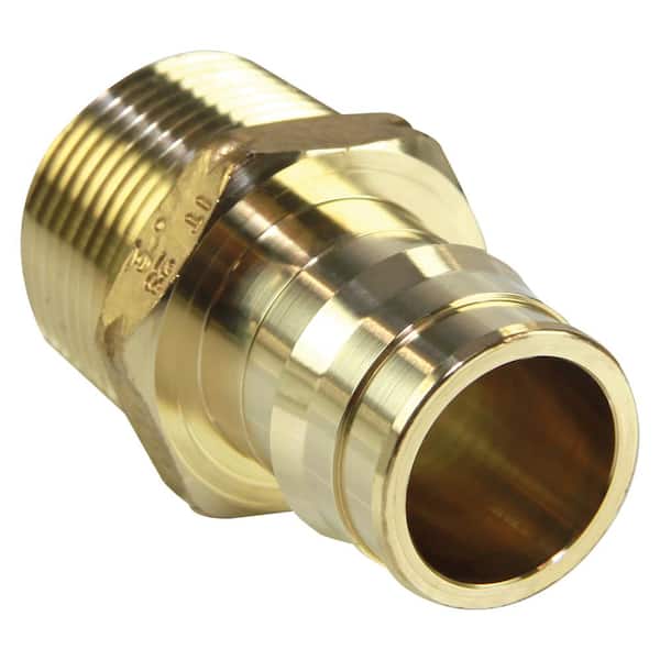 Uponor ProPEX 1 in. PEX-A Expansion Barb x 1 in. NPT Lead-Free Brass Male Threaded Adapter