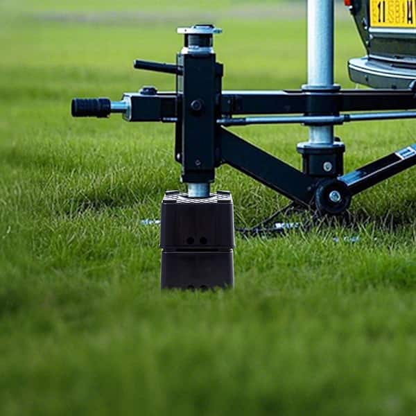 Trailer Jack Blocks, 6 in. High Heavy Duty RV Leveling Blocks, Each with 6000 lbs. Capacity, as RV Jack Stand, Stool