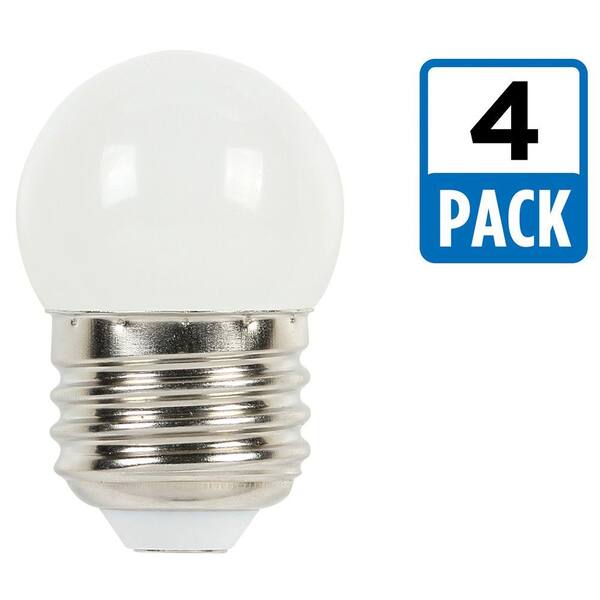 Westinghouse 7-1/2W Equivalent Warm White (2,700K) S11 Medium Base LED Light Bulb (4-Pack)
