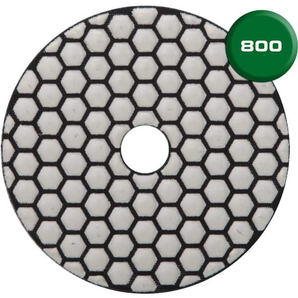 4 in. 800 Grit Resin Dry Polishing Pad