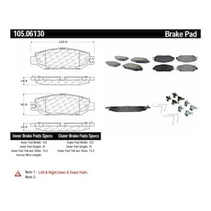 Centric Parts 106.08690 Posi-Quiet Severe Duty Brake Pad 