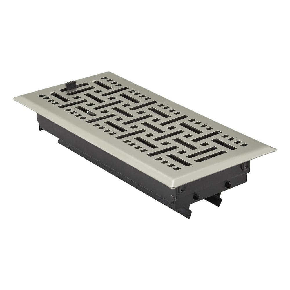 4 x 10 in. Floor Registers 2-Pack Vent Grilles HVAC Heavy-Duty Walkable Iron Floor Vents, Rust-Proof Air Vents Deflector price history on PriceWatchPro