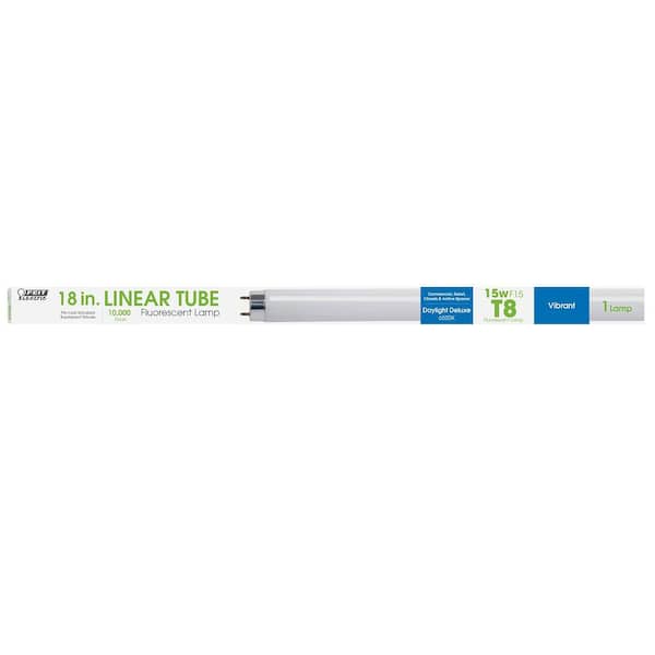 Feit Electric 15-Watt 18 in. T8 G13 Linear Fluorescent Tube Light
