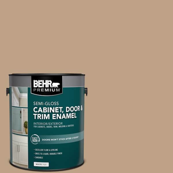 1 gal. #PPU4-05 Basketry Semi-Gloss Enamel Interior/Exterior Cabinet, Door & Trim Paint