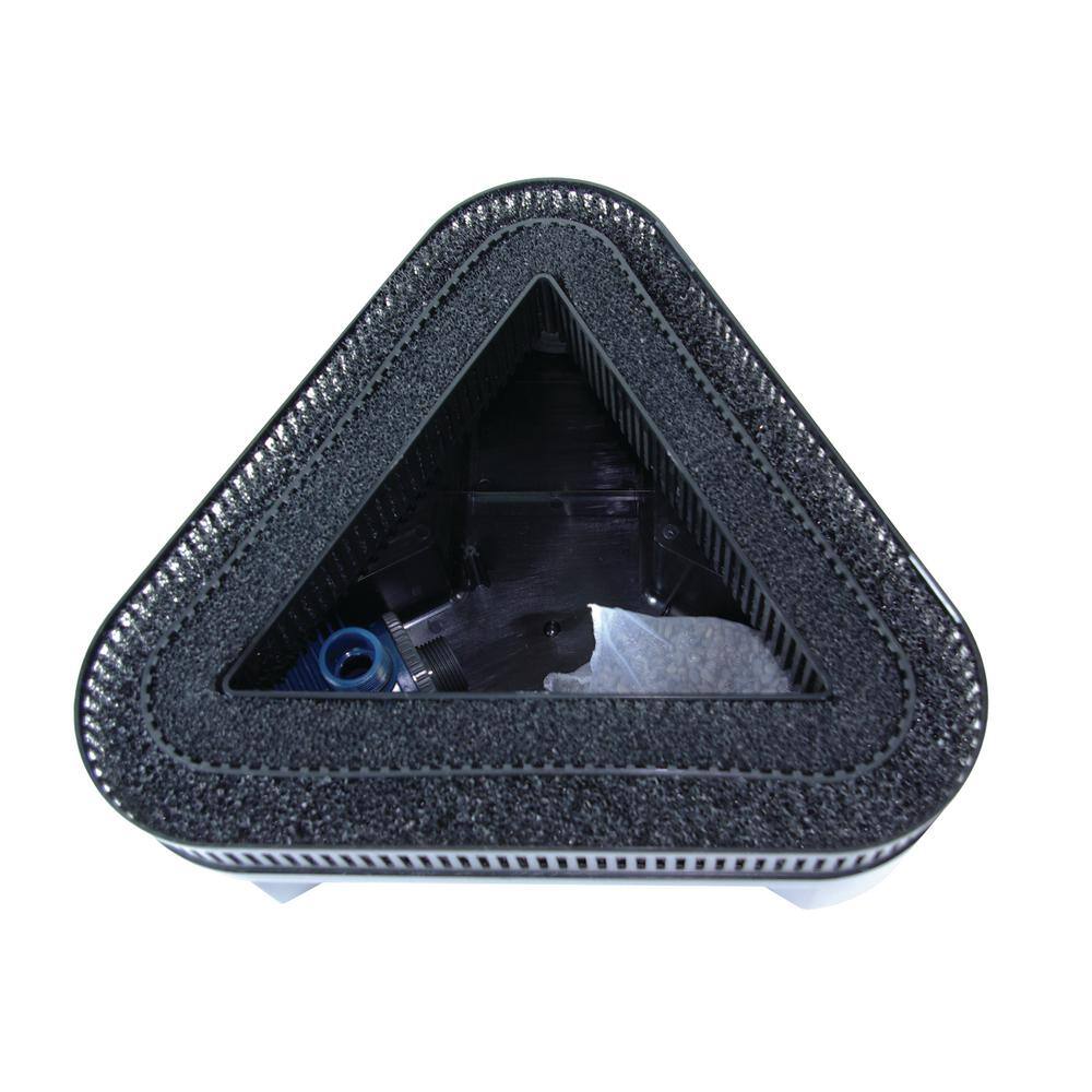 Black Submersible Pond Filter Kit with Pump and Spray Attachment