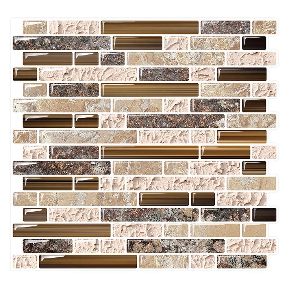 Vinyl Collection Sandstone 10 in. x 10 in. Vinyl Peel and Stick Tile (6.9 sq. ft./10-Sheets) price history on PriceWatchPro