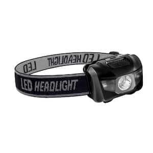 3-Watt Head Light with Adjustable Band in Black