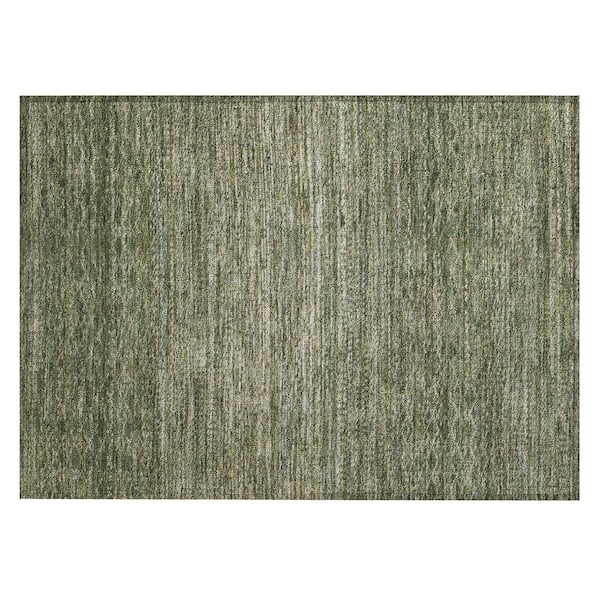Chantille Machine Washable Indoor/Outdoor Abstract ACN2150 Fern 1 ft. 8 in. x 2 ft. 6 in. Accent Rug