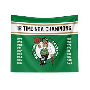 NBA Celtics 2024 NBAMC 18-Banners Multicolor Graphic Printed Wall Hanging