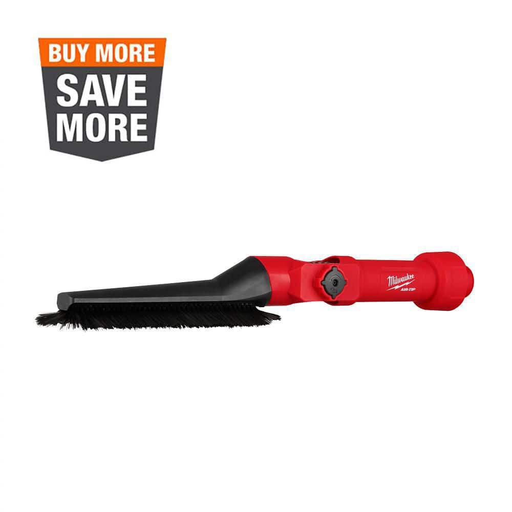 AIR-TIP 1-1/4 in. - 2-1/2 in. Low-Profile Pivoting Brush Wet/Dry Shop Vacuum Attachment (1-Piece) price history on PriceWatchPro
