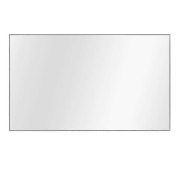 Unbranded 31 in. W x 51 in. H Modern Rectangular Metal Framed Wall Bathroom Vanity Mirror in Gold