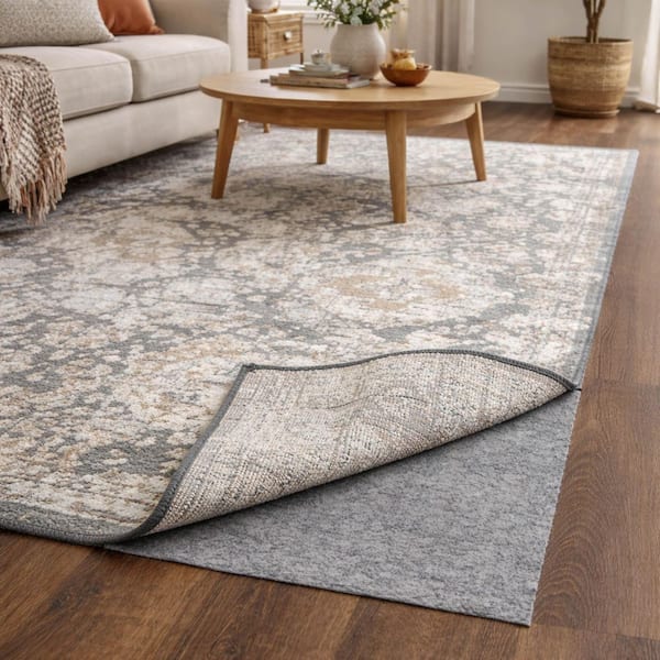 10 ft. x 12 ft. Rectangle Interior Dual Surface Thin Lock Rug Pad