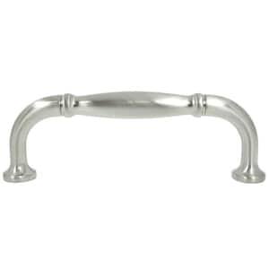 Bayshore 3 in. Center-to-Center Satin Nickel Arch Cabinet Pull