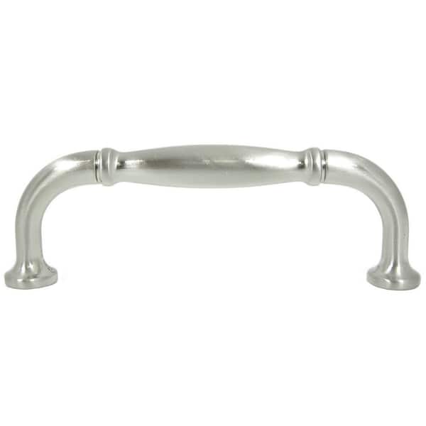 null Bayshore 3 in. Center-to-Center Satin Nickel Arch Cabinet Pull (10-Pack)