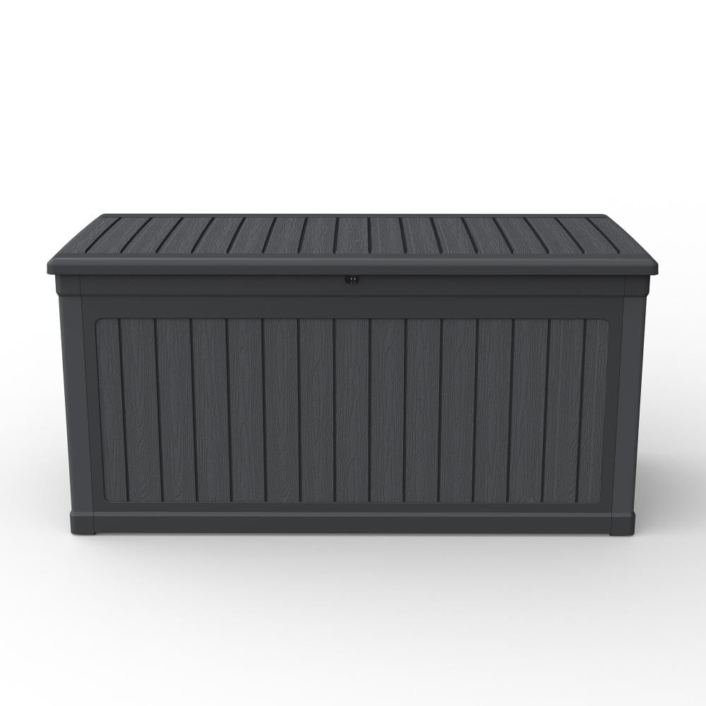 260 Gallon XXL Black Resin Deck Box Weather Resistant Outdoor Storage Box with Lockable Lid price history on PriceWatchPro