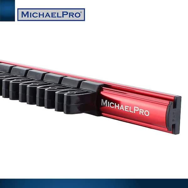 MICHAELPRO Magnetic Metal Wrench Organizer MP014031 - The Home Depot