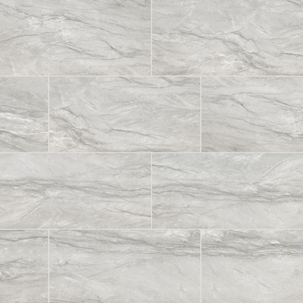 Anastasia Grey 12 in. x 24 in. Matte Porcelain Floor and Wall Tile (16 sq. ft./Case) price history on PriceWatchPro