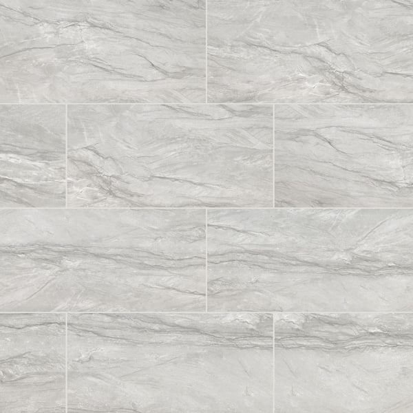 MSI Durban Grey 12 in. x 24 in. Matte Porcelain Floor and Wall Tile (16 sq. ft./Case)