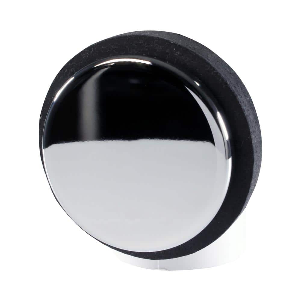 Polished Chrome No-Hole Overflow Faceplate Assembly