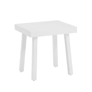 Harper Hill White Aluminum Side Table
