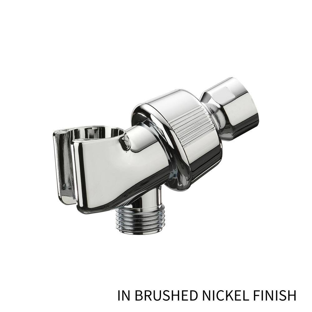 Glacier Bay Shower Arm Mount in Brushed Nickel 3075532GBBN The Home