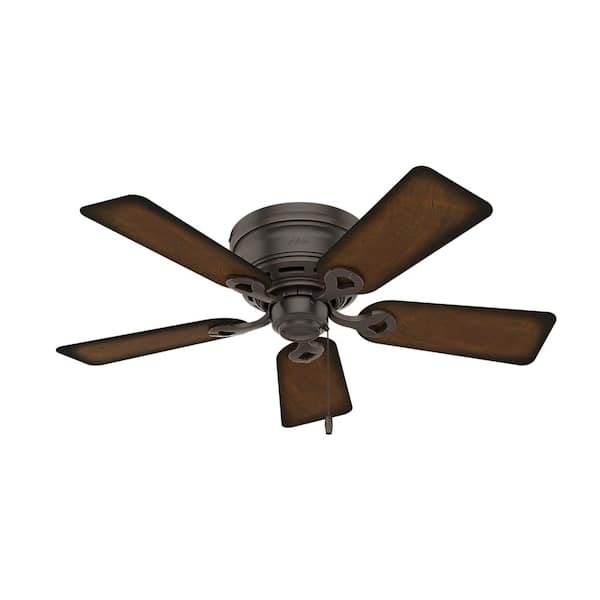 Hunter Conroy 42 In Indoor Onyx Bengal, 42 Inch Outdoor Ceiling Fan With Light Kit