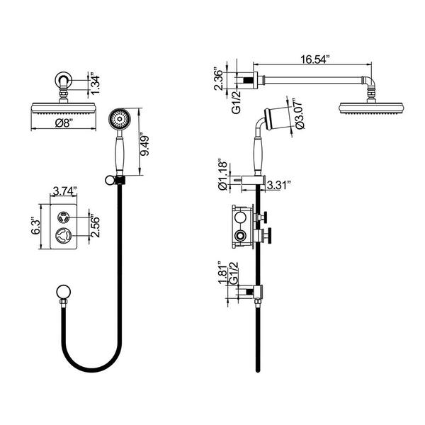 BROGRUND 5-spray shower head, chrome plated - IKEA