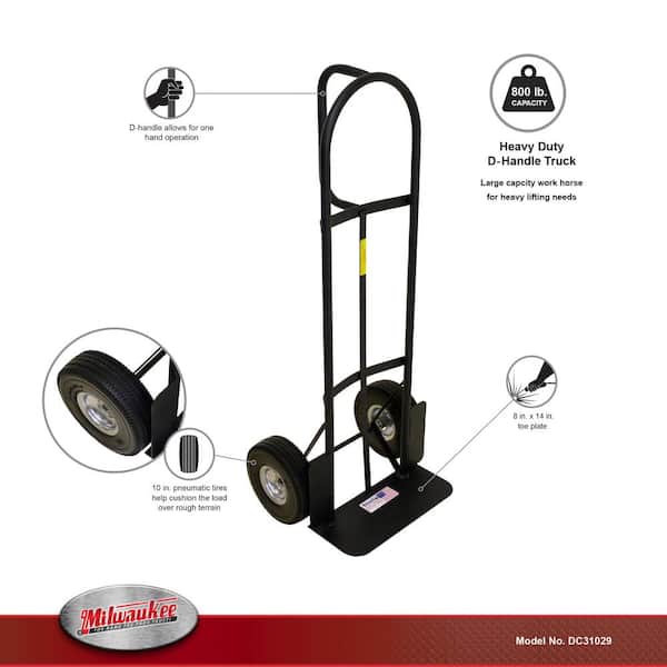 800 lb. Capacity D-Handle Truck