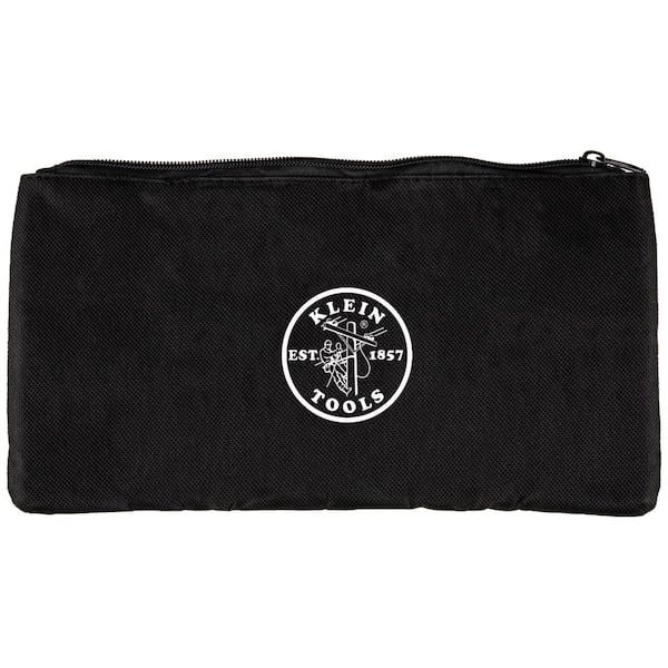 Klein Tools 13 in. Zipper Pouch Bag for Tone and Probe PRO Kit, Black Nylon  VDV770-500 - The Home Depot