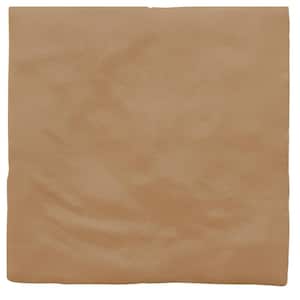 Amagansett Terracotta 3.93 in. x 0.32 in. Mixed Finish Ceramic Wall Tile Sample