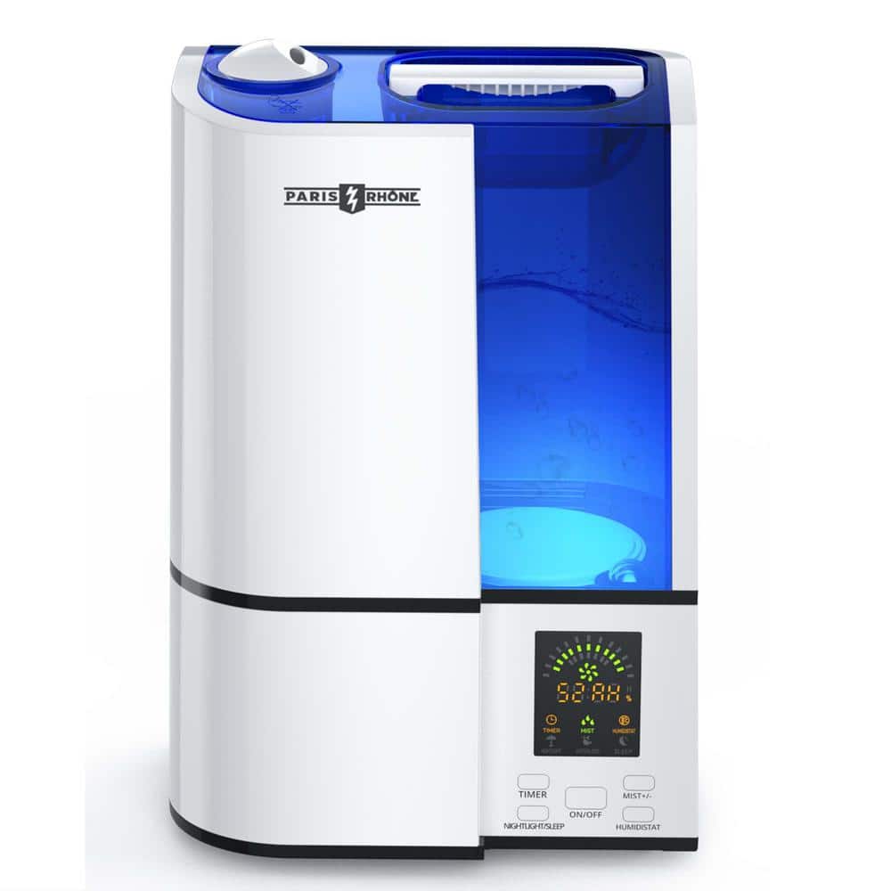 1.06 gal. Ultrasonic Cool Mist Humidifiers for Large Room, White
