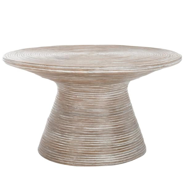 Cristina 31.5 in. Gray/Off-White Coffee Table