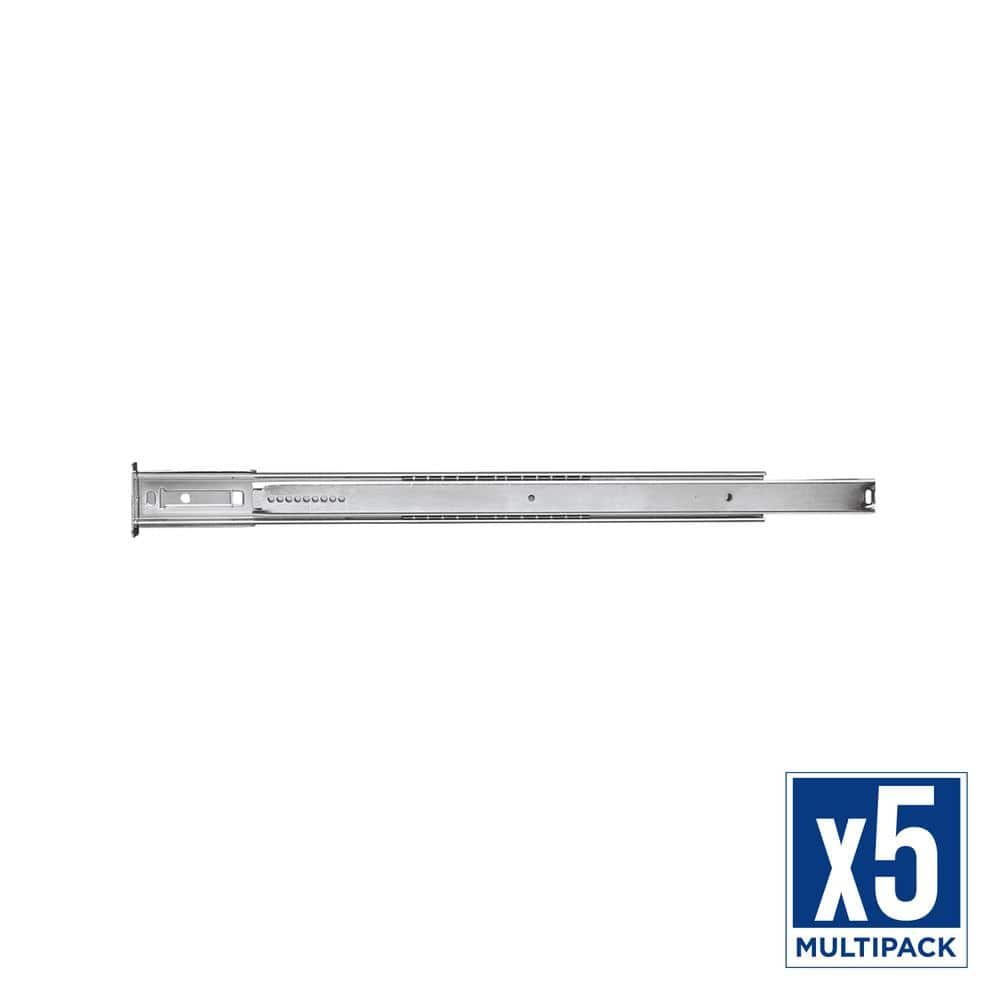 HICKORY HARDWARE 24 In Cadmium Center Mount 3 4 Extension Drawer Slide   Hickory Hardware Drawer Slides P1029 24 2c 5b 64 1000 