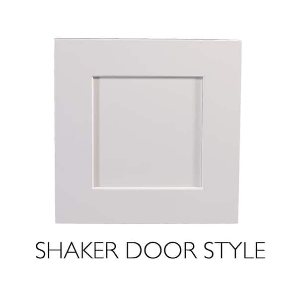 Brookings Solid Wood 36 in W x 34.5 in D x 24 in. H 2 Door Kitchen Sink Base in White SB36