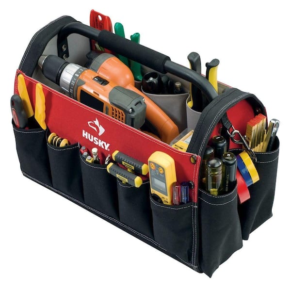 Husky 17 in. Open Tool Tote