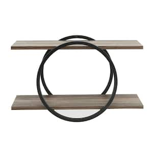 Antigua Crossed Double Circle Shelf Unit