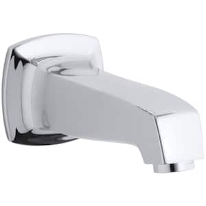 Margaux 6.813 in. Wall Mount Bath Spout in Polished Chrome