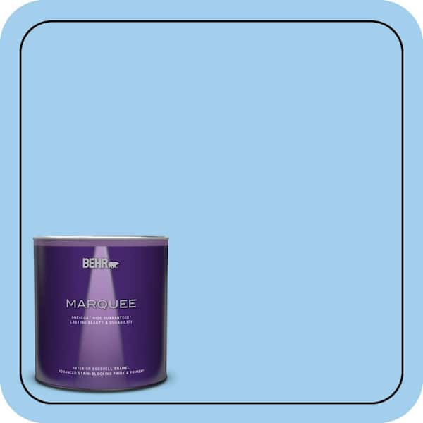 BEHR MARQUEE 1 qt. #P510-2 Mediterranean Charm Eggshell Enamel Interior Paint & Primer