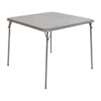 Gray Vinyl Lightweight Folding Table