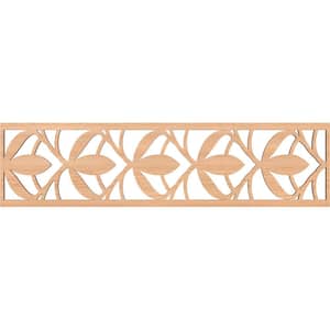 Salem Fretwork 0.375 in. D x 47 in. W x 12 in. L Hickory Wood Panel Moulding