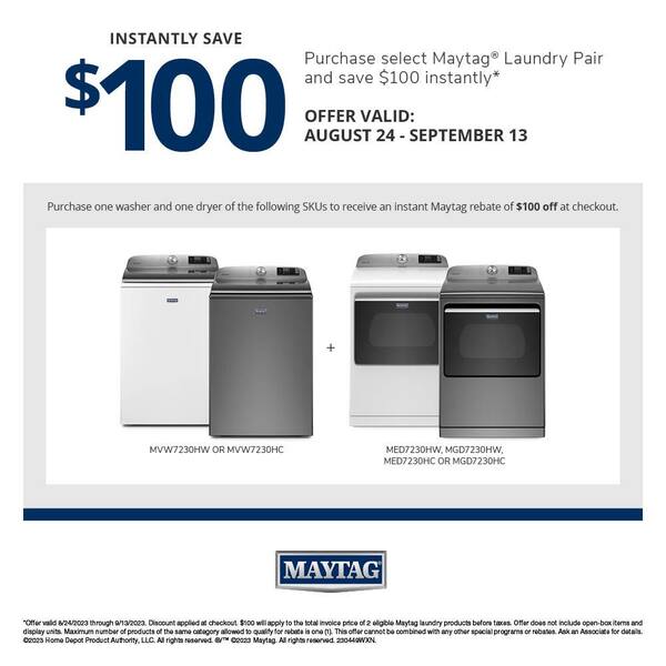 maytag washer 5.2 cu ft