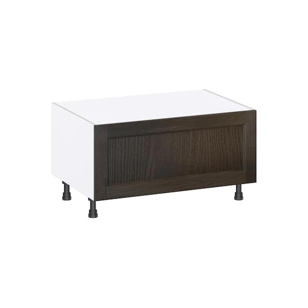 Georgetown 36 in. W x 24 in. D x 19.5 in. H Assembled Window Seat Base Kitchen Cabinet in Chestnut