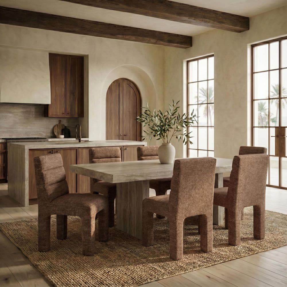 SAFAVIEH Pietro Dark Brown Dining Chair SFV5081H - The Home Depot